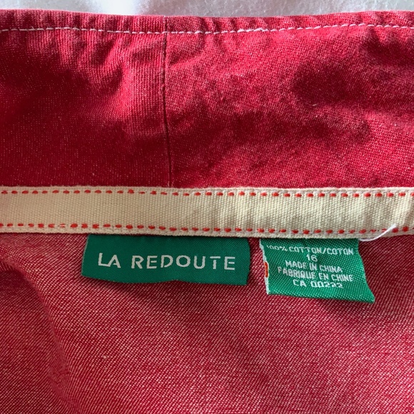 Jean Jacket, Red, La Redoute, Size 16, 100% cotton, Made in China - Picture 2 of 7